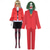 cheap Couple &amp; Group Costumes-Couples Joker: Folie à Deux Harley Quinn Joker Clown Halloween Group Couples Costumes Men&#039;s Women&#039;s Movie Cosplay Cosplay Halloween Carnival Masquerade Event / Party Masquerade