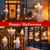 cheap Halloween Lights-1pc Halloween Decorations Lighted Ghost Hanging Light Porch, Adjustable Arms for Glass Window, Indoor &amp; Outdoor Tree Decor - Festive Atmosphere Decorative Light with 3 Lighting Modes (White &amp; Orange)