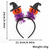 cheap Outdoor Decoration-New Witch Hat Spider Headband Halloween Party Decoration Funny Headband For Adults And Children Ghost Festival Headwear