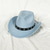 cheap Party Hats-Fashion Cowboy Hat For Men Women Vintage Western Wide Brim Cowgirl Jazz Cap Unisex Outdoor Beach Travel Sun Hats