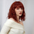 cheap Synthetic Trendy Wigs-14Inch Synthetic Wigs For Women's Wig  Purple Short Curly Bobo Hair with  Bangs Daily Fresh Lovely  Party