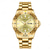cheap Quartz Watches-CRRJU Top Original Men Quartz Watch Green Waterproof Watch for Men Stainless Steel Quartz Men Luxury Watch Luminous Wristwatch