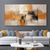 cheap Abstract Paintings-Handmade Oil Painting Canvas Wall Art Decoration Modern Abstract for Living Room Home Decor Rolled Frameless Unstretched Painting