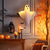 cheap Halloween Lights-1pc Halloween Decorations Lighted Ghost Hanging Light Porch, Adjustable Arms for Glass Window, Indoor &amp; Outdoor Tree Decor - Festive Atmosphere Decorative Light with 3 Lighting Modes (White &amp; Orange)