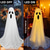 cheap Outdoor &amp; Yard Displays-Halloween Decorations Lighted Ghosts Outdoor Decoration Lights Yard Halloween Standing Ghost Lights Battery Operated Porch for Patio Spooky Atmosphere Decorations 1pc
