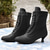 abordables Victoriano &amp; Eduardo-Mujer Botas Botas con botones Tallas Grandes Botas de tacon Exterior Fiesta Diario Bloque de color Botines Botines Tacón de gatito Dedo redondo Elegante Vacaciones Vintage Cuero Sintético Cordones