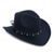 cheap Party Hats-Fashion Cowboy Hat For Men Women Vintage Western Wide Brim Cowgirl Jazz Cap Unisex Outdoor Beach Travel Sun Hats