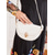 cheap Crossbody Bags-Elegant Women&#039;s Small White Shoulder Bag with Gold Buckle - Minimalist Design for Casual and Formal Occasions