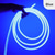 billige Neon LED-lys-1m 2m 3M Stripelys med neon 150 LED Fleksibel neon 14mm 1set Varm hvit Rød Blå LED Stripelampe Utendørs Vanntett Ferie 220-240 V 110-120 V
