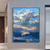 cheap Landscape Paintings-Seascape Painting hand painted 3D Textured Art painting handpainted White Sea Wave Gray Beach Abstract Painting hand painted Acrylic wave ocean Painting Large Framed painting Wall Art paintings