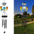 cheap Landscape Lights-Solar Wind Chimes Outdoor Light Owl Garden Light Decoration Waterproof Metal Hanging Wind Chime for Courtyard Decoration Commemorative Wind Chime Graduation Gift for School Start 1PC