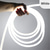 billige Neon LED-lys-1m 2m 3M Stripelys med neon 150 LED Fleksibel neon 14mm 1set Varm hvit Rød Blå LED Stripelampe Utendørs Vanntett Ferie 220-240 V 110-120 V