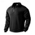 economico Felpe di base-Per uomo Maglia Felpa con zip corta Nero Bianco Blu marino Cachi Grigio chiaro Mezza zip Semplice A coste Testurizzato Trama a maglia Sport &amp; Outdoor Quotidiano Ferie Poliestere Streetwear Essenziale