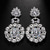 cheap Earrings-Women&#039;s Stud Earrings Drop Earrings Geometrical Snowflake Precious Vintage Statement Imitation Diamond Earrings Jewelry Silver / Golden For Wedding Party 1 Pair