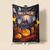 levne Halloween ložnice-halloweenská dekorace jack o&#039; lantern dýňová deka - měkký a příjemný fleece se slavnostním dýňovým designem - ideální pro halloweenskou výzdobu a udržení tepla