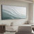 economico Quadri paesaggistici-Pittura A Olio Dipinta A Mano Onda Dell'oceano Pittura A Olio Fatta A Mano Trama Astratta Pittura Dell'onda Dell'oceano Blu Pittura Minimalista Personalizzata Pittura A Olio Della Parete Del Mare Blu