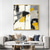 cheap Abstract Paintings-Handmade Oil Painting Canvas Wall Art Decoration Modern Abstract Square for Home Decor Rolled Frameless Unstretched Painting