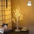 cheap Halloween Lights-Halloween Birch Tree Lights Battery and USB Powered Table Tree for Halloween Decoration Indoor Home Decor Purple Warm Light Orange Festival Atmosphere Decorative Light