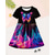 cheap 3D Butterfly Dress-Girls&#039; 3D Graphic Butterfly Dress Short Sleeve Summer Spring Vacation Daily Holiday Princess Beautiful Sweet Kids 4-12 Years Casual Dress A Line Dress Knee-length Regular Fit