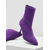 voordelige Enkel laarzen-Dames Laarzen Flyknit schoenen Buiten Kantoor Valentijnsdag Booties enkellaarzen Kleine hak Gepuntte Teen Elegant Zakelijk minimalisme Tricot Leegloper Geel Roze Blauw