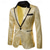 cheap Men&#039;s Classic Blazers-Men&#039;s Blazer Business Cocktail Party Wedding Party Fashion Casual Spring &amp;  Fall Polyester Color Block Button Pocket Comfortable Single Breasted Blazer Silver Black Red Blue