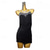 abordables robe de compétition-Danse latine Robe Cristal / strass Gland Fantaisie Femme Utilisation Entraînement Sans Manches Spandex