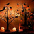 cheap Halloween Lights-Halloween Birch Tree Lights Battery and USB Powered Table Tree for Halloween Decoration Indoor Home Decor Purple Warm Light Orange Festival Atmosphere Decorative Light