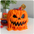 tanie Dekoracje wiszące i na stół na Halloween-roztapiająca się dynia na cukierki halloweenowe, dynia halloweenowa z pokrywką, roztapiająca się czaszka na cukierki do dekoracji halloweenowych, straszne materiały do dekoracji halloweenowych