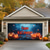 cheap Halloween Garage Door Cover-Halloween Door Decorations Outdoor Halloween Garage Door Cover Jack O Lantern Banner Pumpkin Skeleton Graveyard Outside Large Backdrop Decoration for Holiday Outdoor Garage Door Home Wall Decorations