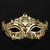 cheap Mask-Greek Goddess Roman Carnival Mask Mask Venetian Mask Columbina Adults&#039; Women&#039;s Metal Finish Sexy Costume Half Face Party Masquerade Carnival of Venice Halloween Carnival Mardi Gras Easy Carnival