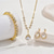 abordables Conjuntos de joyas-Los sistemas nupciales de la joyería 3 Diamante Sintético 1 Collar 1 Brazalete Pendientes Mujer Clásico Dulce Encantador Clásico Amor Precioso Diamante gota de agua Conjunto de joyas Para Boda Regalo
