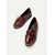 cheap Women&#039;s Slip-Ons &amp; Loafers-Women&#039;s Burgundy Patent Leather Loafers with Fringe Tassel Detail and Chunky Heel, Perfect for Office Wear and Casual Outfits