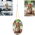 cheap Christmas Decorations-Personalized Photo Christmas Ornaments Elliptic Acrylic 2D Custom Gifts Hanging Pendant Xmas Decoration Custom Mirror Hanging Ornament with Photo