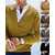 preiswerte Herrenpullover-Herren Pullover Kleid Pullover Strickpullover Gerippt Stricken Standard Strick Glatt V Ausschnitt Modisch Basic Freizeitskleidung Verabredung Bekleidung Herbst Winter Karamell Schwarz S M L