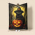 cheap Blankets &amp; Throws-Halloween Decoration Cat Throw Blanket - Soft and Cozy Fleece with Spooky Cat Design - Perfect for Halloween Decor or Snuggling Up - Durable and High-Quality Fabric