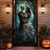billige Halloween dørdeksler-Halloween Dørdekorasjoner Hodeskalle Par Dørdeksler Dørvev Dørgardin Dekorasjon Bakgrunn Dørbanner Forside Farmhusferiefest Dekorativt Utstyr