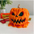 tanie Dekoracje wiszące i na stół na Halloween-roztapiająca się dynia na cukierki halloweenowe, dynia halloweenowa z pokrywką, roztapiająca się czaszka na cukierki do dekoracji halloweenowych, straszne materiały do dekoracji halloweenowych