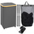 cheap Storage &amp; Organization-75L Slim Laundry Hamper with Wheels,Clothes Hamper for Laundry,Laundry Basket with Lid &amp; Inner Bag,for Laundry Room, Bedroom, Dormitory Organization