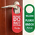 cheap Sculptures-Do Not Disturb Sign Door Hanger Sign PU Leather Welcome Please Knock Sign Ideal for Offices Clinics Law Firms Hotels or during Therapy Massage Spa Counseling Sessions