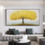 cheap Floral/Botanical Paintings-Large handpainted 3D Golden Tree Canvas Oil Painting handmade Autumn Landscape painting handmade Wall Art Botanical Knife Painting Light Luxury gold tree oil painting for Living Room bedroom Decor