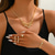 billige Smykkesett-Brude smykker sett 4 Fuskediamant 1 Halskjede 1 Armbånd 1 Ring Øredobber Dame Elegant Stilfull Søt Smuk Klassisk Kjærlighed Dyrebar Smykkesett Til Bryllup Fest &amp; Aften Gave
