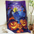 levne Halloween ložnice-halloweenská dekorace jack o&#039; lantern dýňová deka - měkký a příjemný fleece se slavnostním dýňovým designem - ideální pro halloweenskou výzdobu a udržení tepla