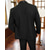 economico Blazer Classici da Uomo-Per uomo Laurea Blazer Affari Cocktail party Ricevimento di matrimonio Moda Casual Primavera &amp; Autunno 65% cotone Semplice Tasca Bottoni Confortevole Monopetto Giacca Nero