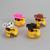 cheap Gifts-1pc Cute Cowboy Hat And Love Glasses, Yellow Duck Toy, Rubber Duck Car Dashboard Decoration, Car Decoration Accessories