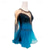 cheap Figure Skating Dresses-Figure Skating Dress Women's Girls' Ice Skating Dress Black Red Black Blue Patchwork Mesh High Elasticity Training Competition Skating Wear Classic Crystal / Rhinestone Long Sleeve Ice Skating Figure