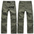 cheap Bottoms-Men&#039;s Combat Pants Cargo Pants Convertible Zip Off Pants Military Outdoor Regular Fit Waterproof Breathable Quick Dry Pants / Trousers Elastic Waist Army Green Dark Gray Hunting Climbing Camping