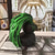 baratos Brinquedos Criativos &amp; Pegadinhas-estatueta colecionável estilo vintage - pato punk gótico com cabelo moicano verde, decoração de mesa de resina para casa, item de presente inovador para vários tipos de cômodos, artesanato decorativo