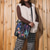 abordables Sacs à Bandoulière-sac à bandoulière brodé floral bohème pour femme, sac à bandoulière artistique fait main avec un motif de fleurs colorées, parfait pour les tenues décontractées et de festival