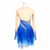 abordables Vestidos de Patinaje Artístico-Vestido de patinaje artístico Mujer Chica Patinaje Sobre Hielo Vestidos Azul Retazos Malla Alta elasticidad Entrenamiento Competición Ropa de Patinaje Clásico Cristal / Strass Manga Larga Patinaje