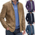 cheap Men&#039;s Jackets &amp; Coats-Men&#039;s Winter Jacket Casual Jacket Daily Vacation Warm Pocket Fall &amp; Winter Plain Vintage Fashion Lapel Regular Blue Brown Dark Blue Dark Gray Jacket
